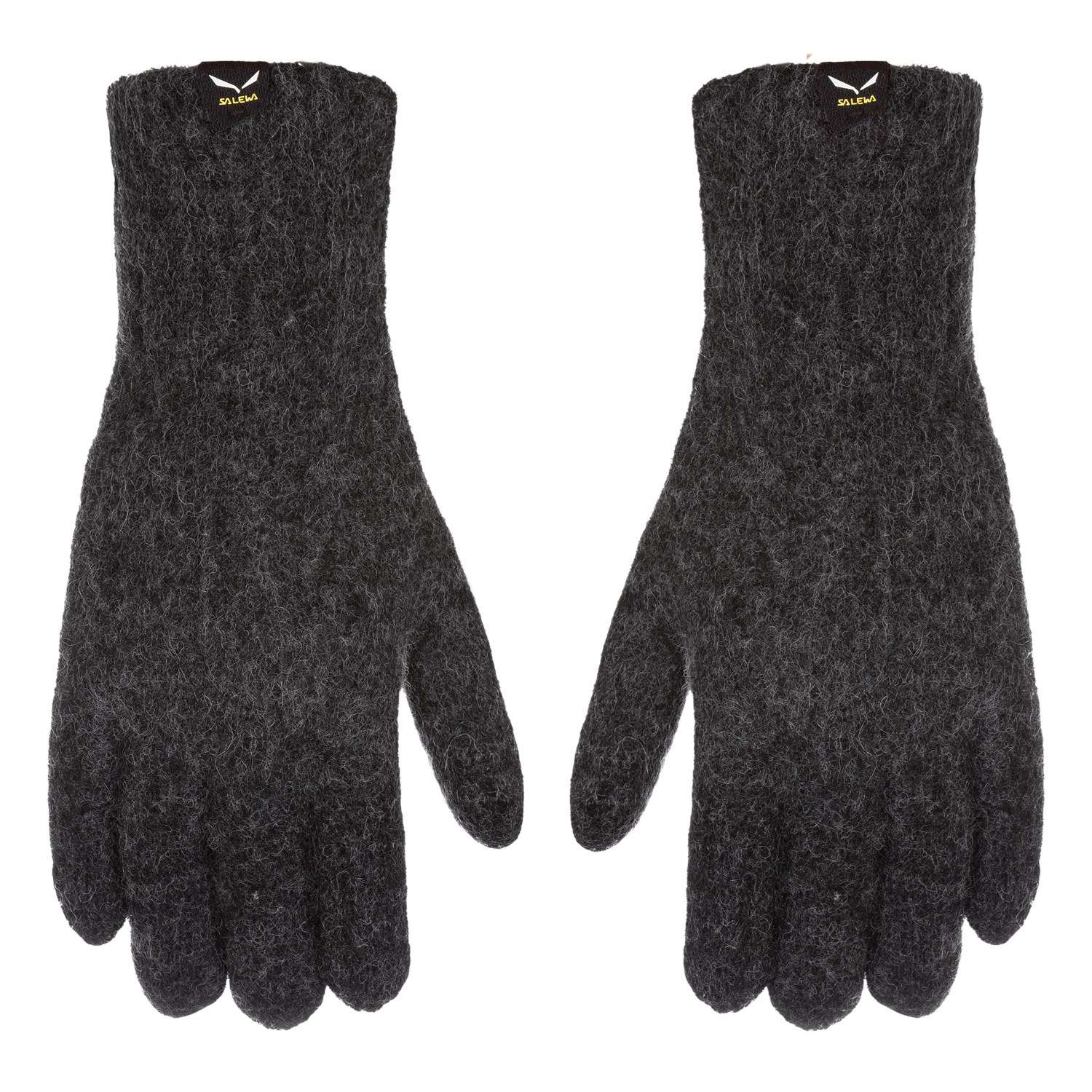 long black wool gloves