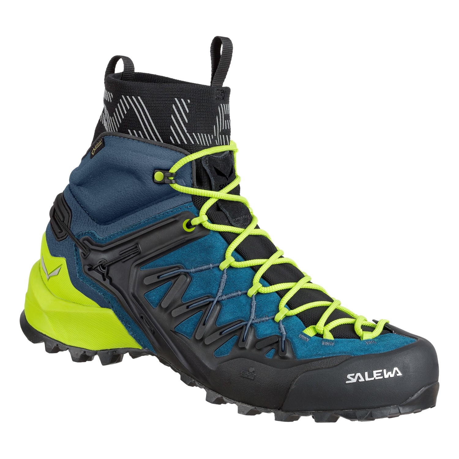Salewa Mens Wildfire GORE-TEX Walking Shoes Green Sports Outdoors Waterproof